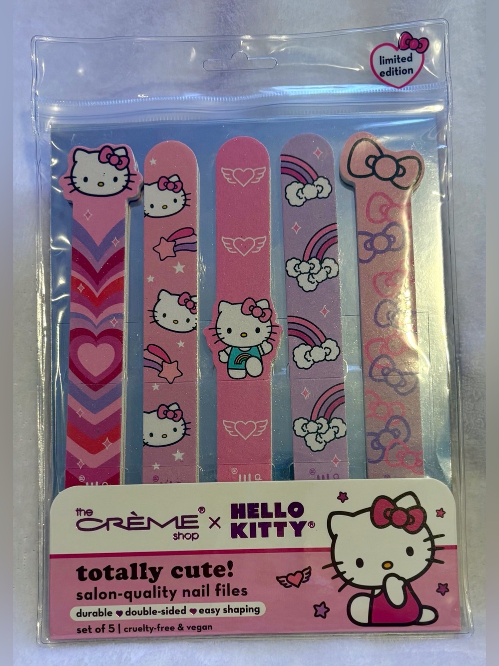 Hello Kitty Pink Salon-Quality Nail Files by The Crème Shop